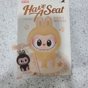 Pop Mart Labubu Have A Seat Plush - Secert Duoduo